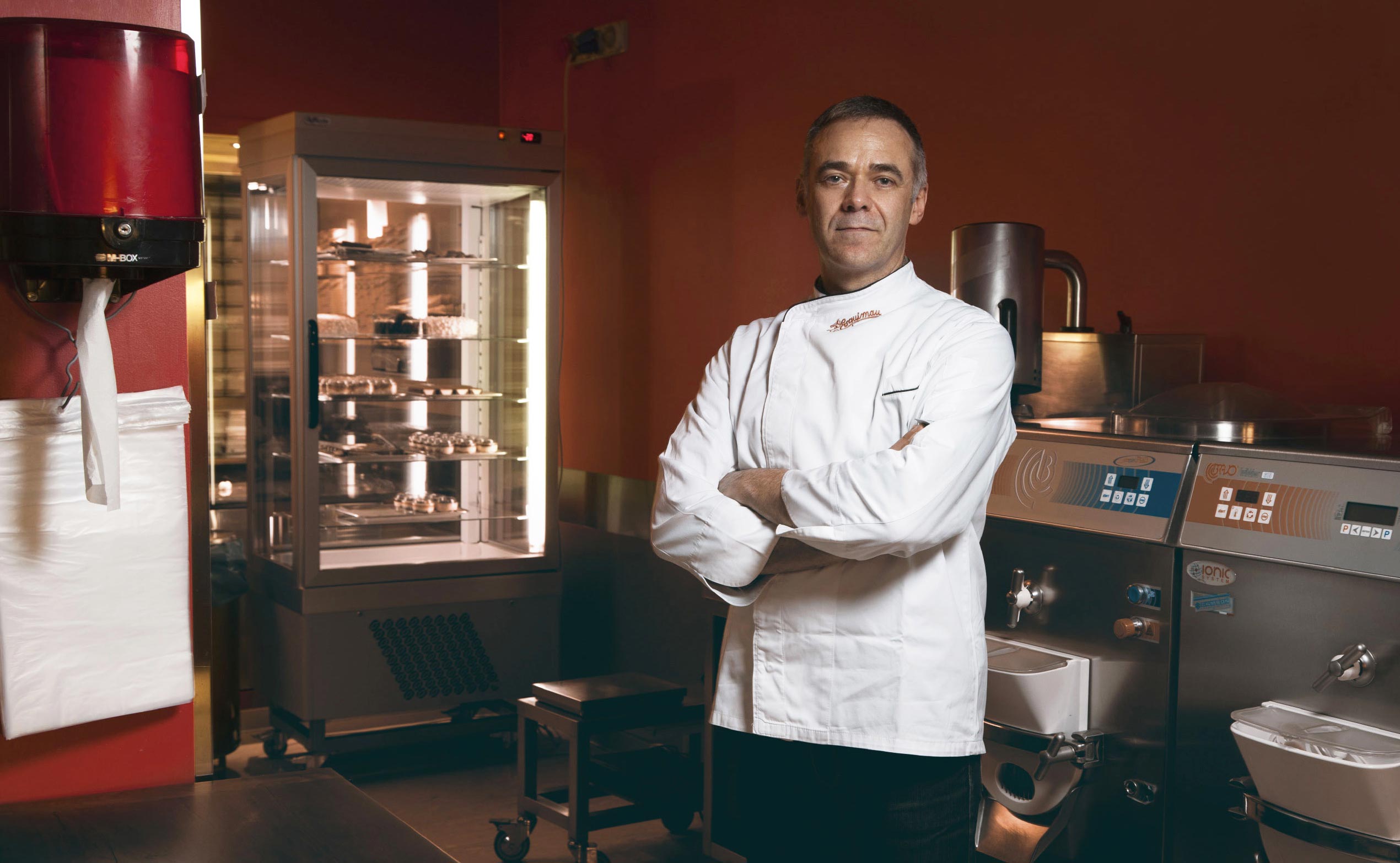 Leonardo Ceschin in laboratorio